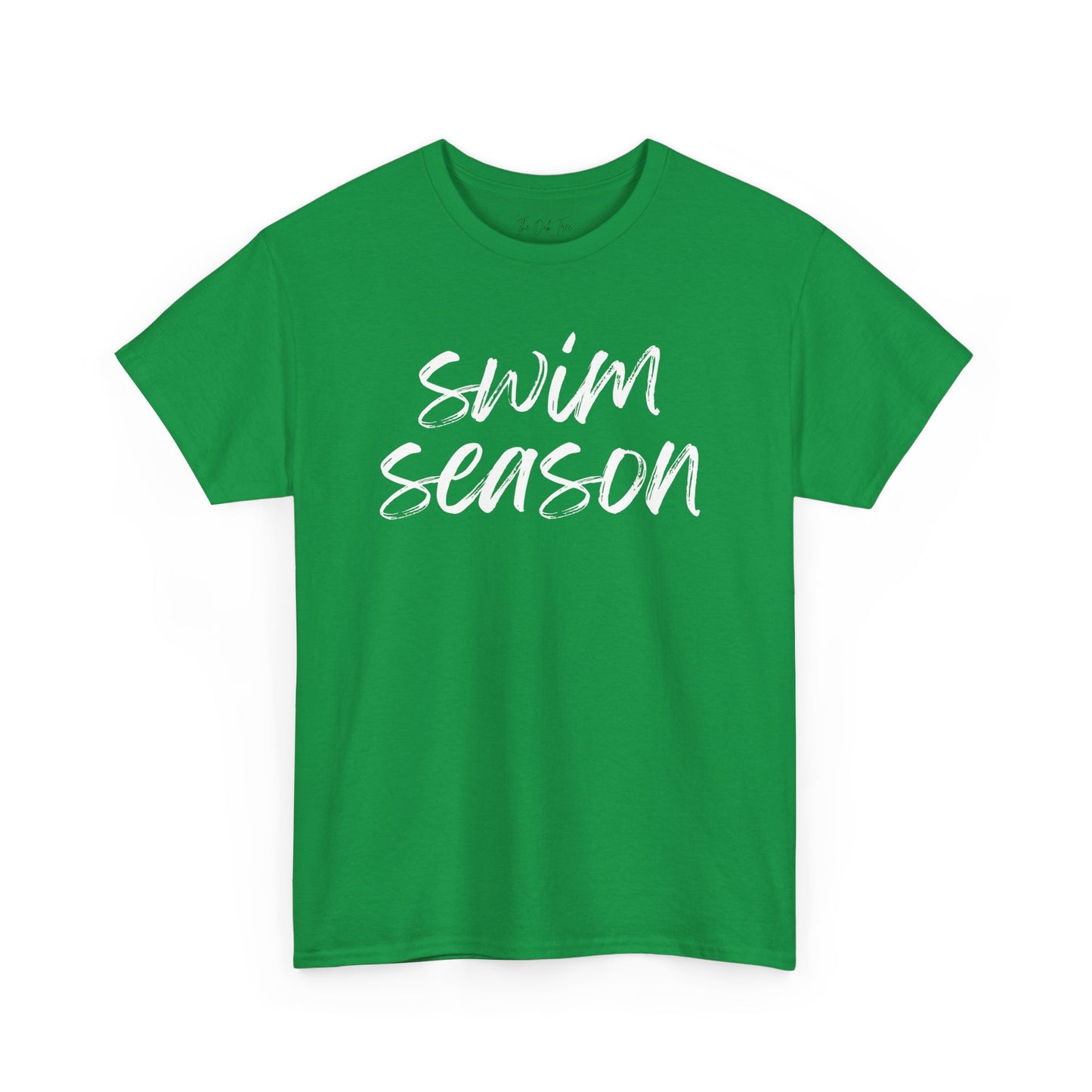Swim Season- White Text Tee