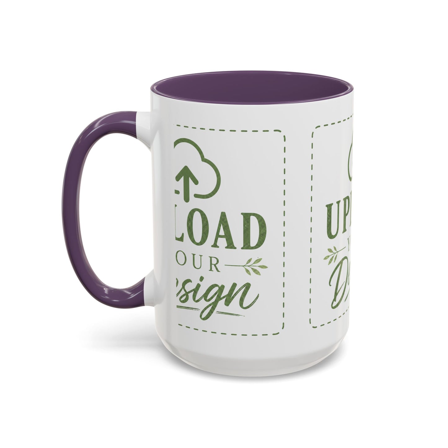 Custom Accent Coffee Mug – Custom Upload Design Ceramic Mug (11oz & 15oz)