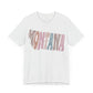 Montana State Tee Unisex Jersey Short Sleeve Tee