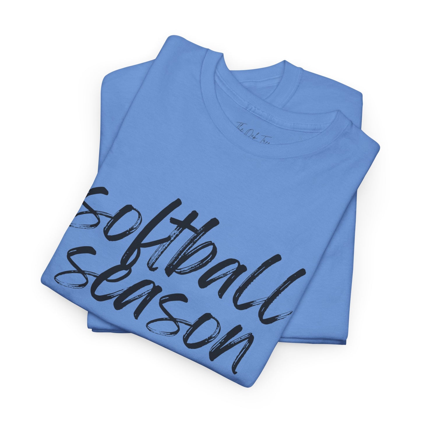 Softball Season- Black Text Tee