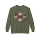 Vintage Pattern Football Crewneck Sweatshirt