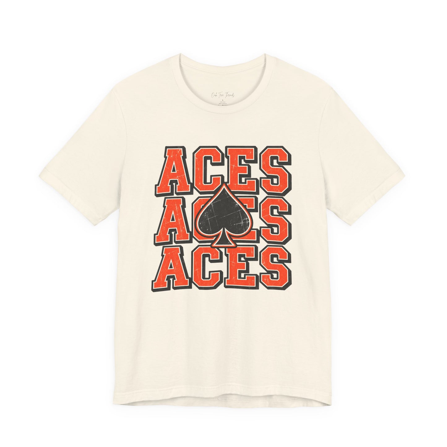 Amanda-Clearcreek Aces Stacked Adult Tee