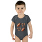 Baby Bodysuit — Football & Bow Pattern Infant Onesie (Cute Game Day Outfit)