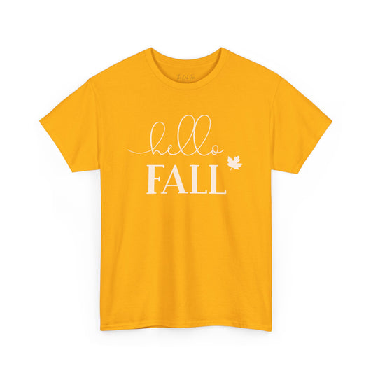Hello Fall Unisex Heavy Cotton Tee