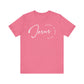Jesus The Way. The Truth. The Life. Unisex Jersey Short Sleeve Tee