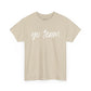Go Team- White Text Tee