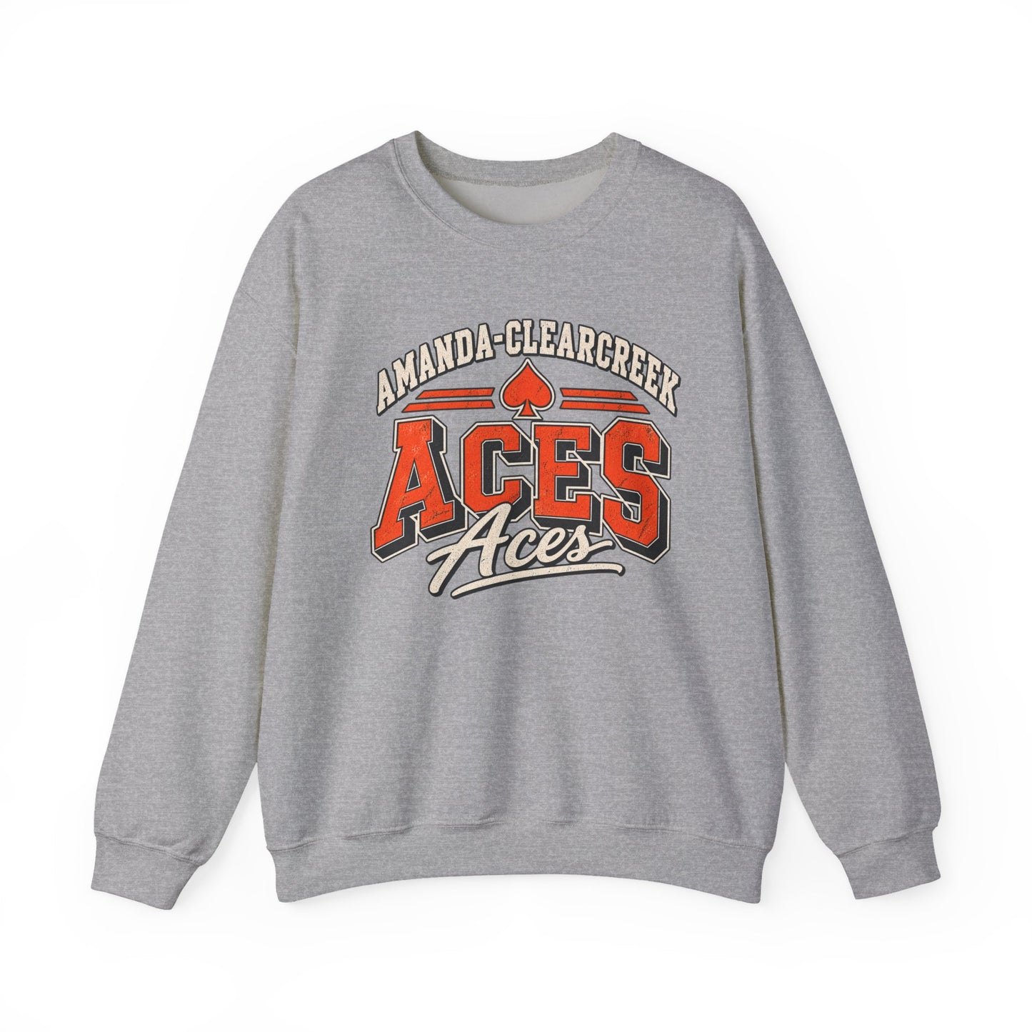 Amanda-Clearcreek Aces Vintage Crewneck Sweatshirt