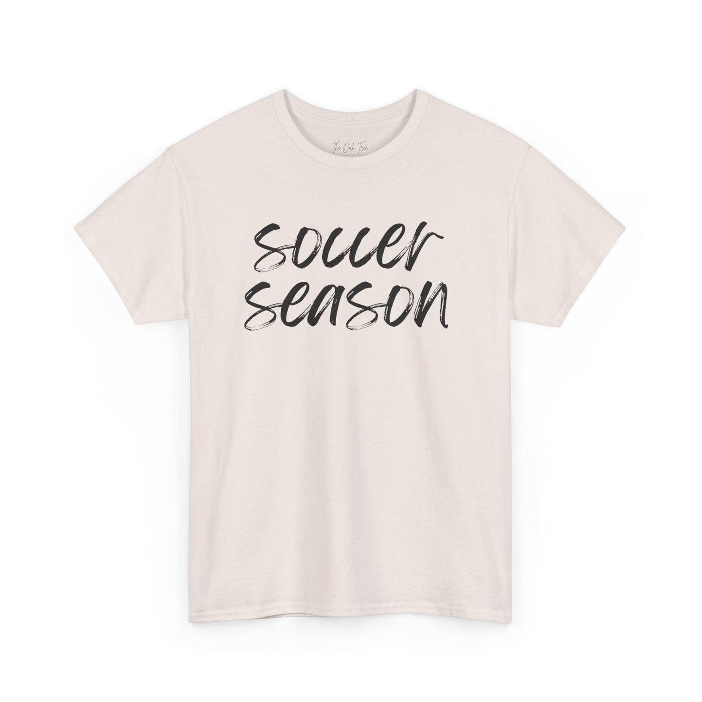 Soccer Season- Black Text Tee