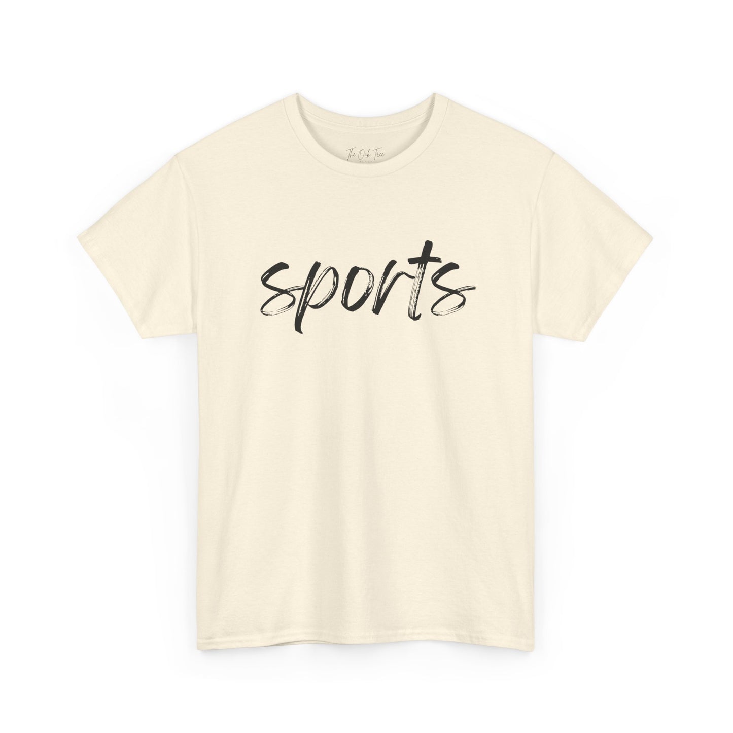 Sports- Black Text Tee