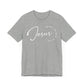 Jesus The Way. The Truth. The Life. Unisex Jersey Short Sleeve Tee