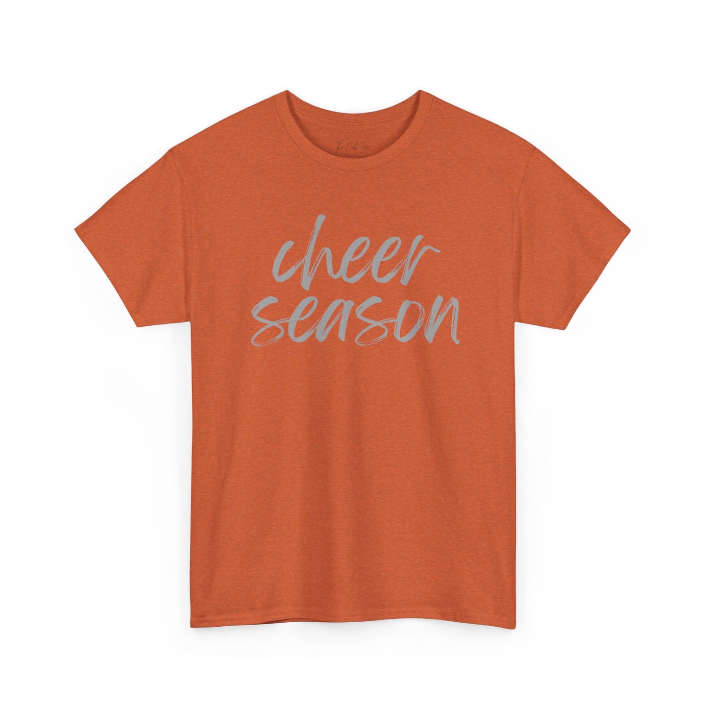 Cheer Season- Grey Text Tee