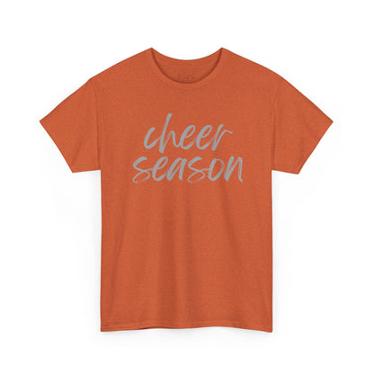 Cheer Season- Grey Text Tee