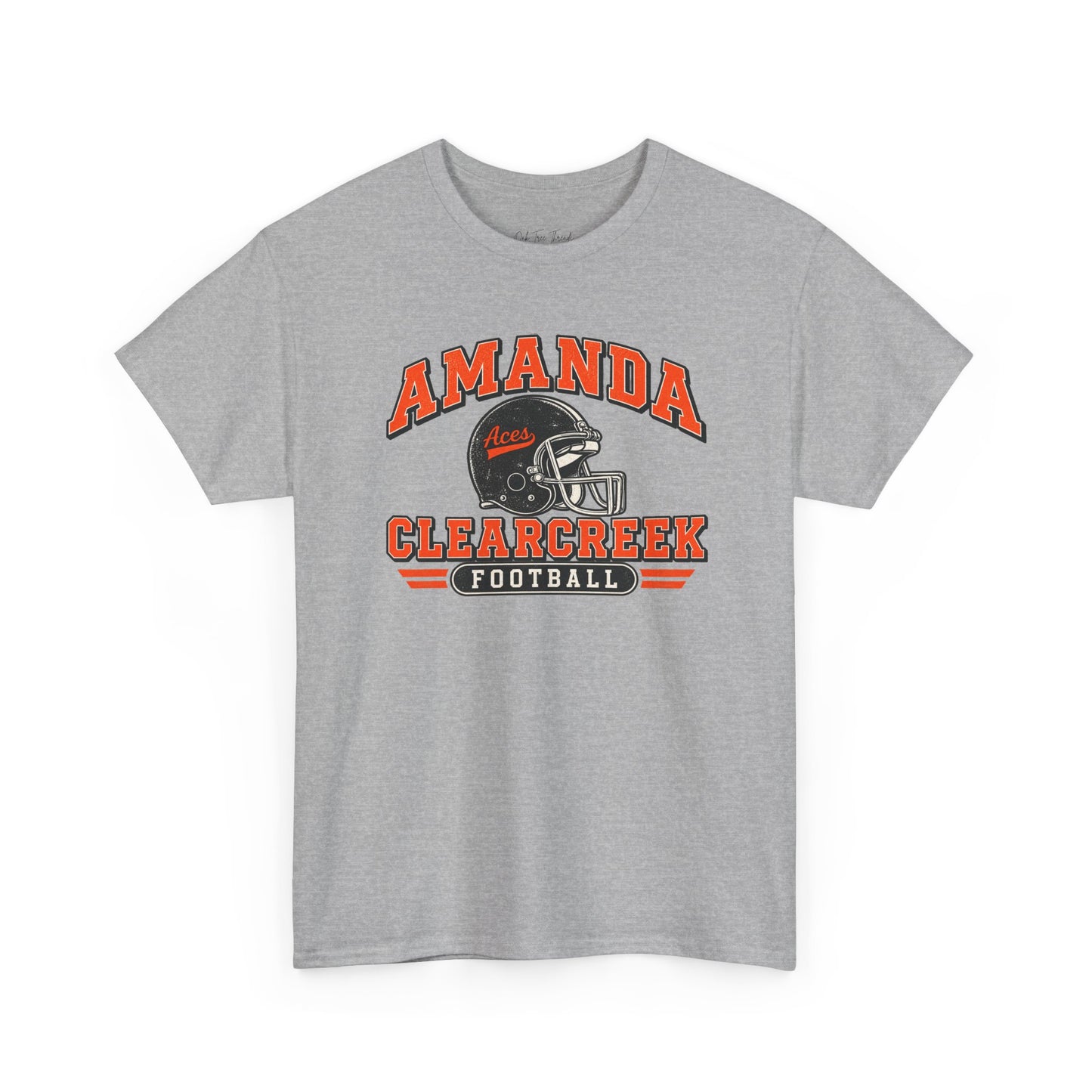 Amanda Cleargreek Football T-Shirt — Personalized Team Tee