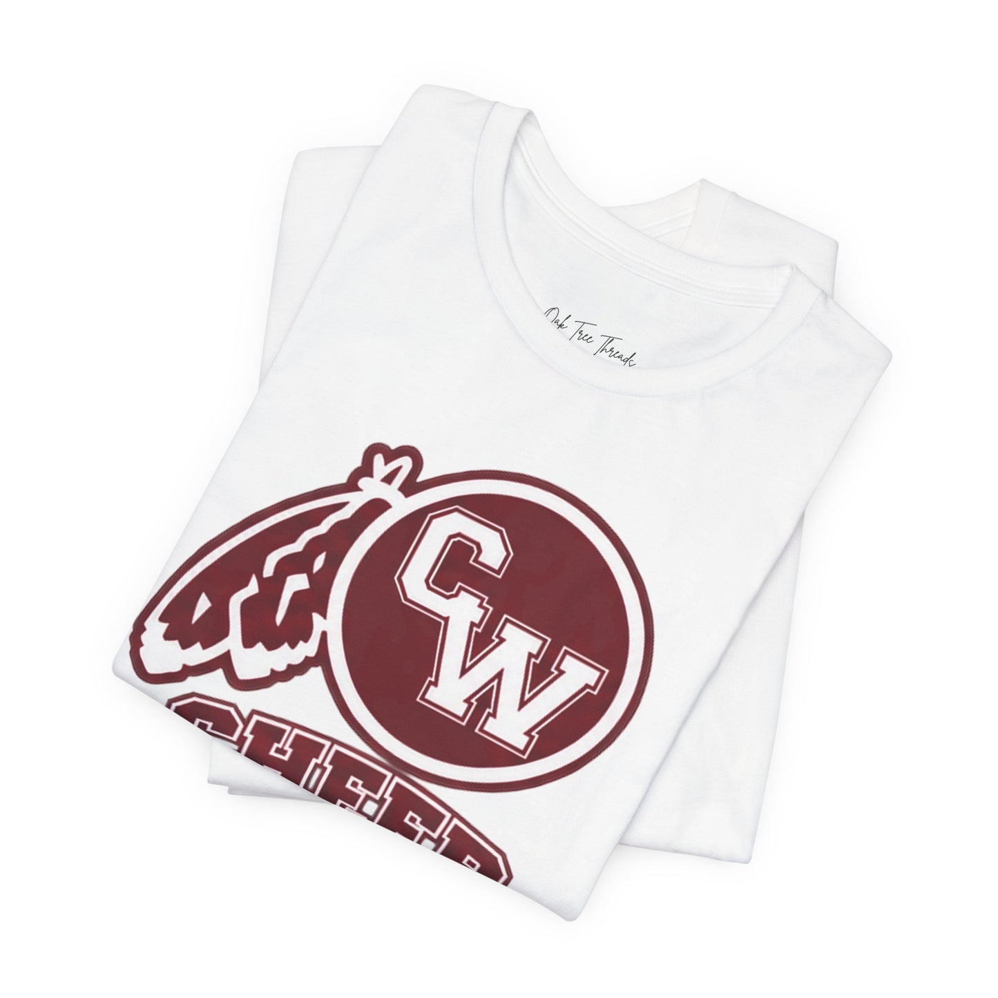 Cheer Coach T-Shirt – CW Mascot Vintage Pom Design