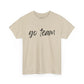 Go Team- Black Text Tee