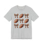Football & Bows Tee — Cute Game Day Shirt for Fans & Moms