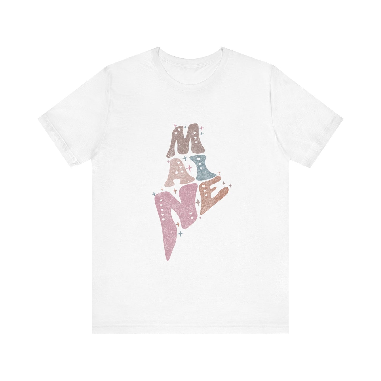 Maine State Tee Unisex Jersey Short Sleeve Tee