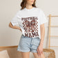 Football Mama Comfort Colors Tee
