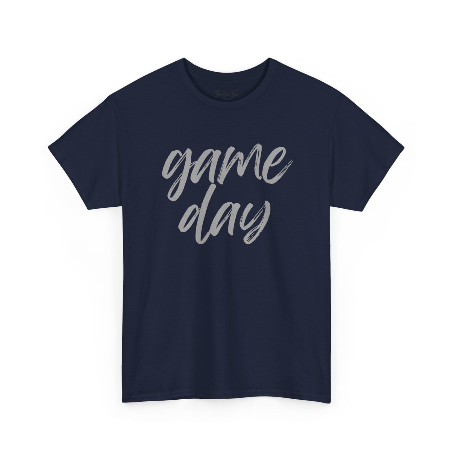 Game Day- Grey Text Script Tee