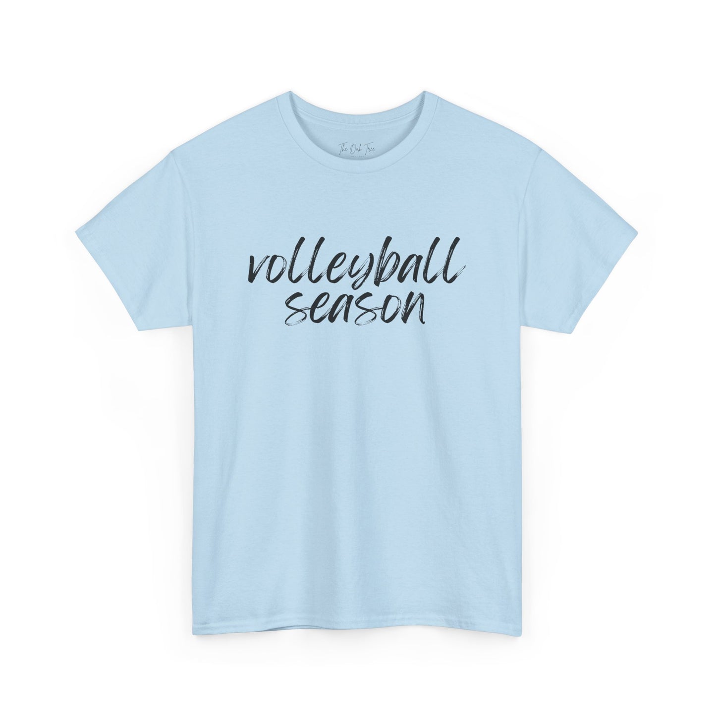 Volleyball Season- Black Text Tee