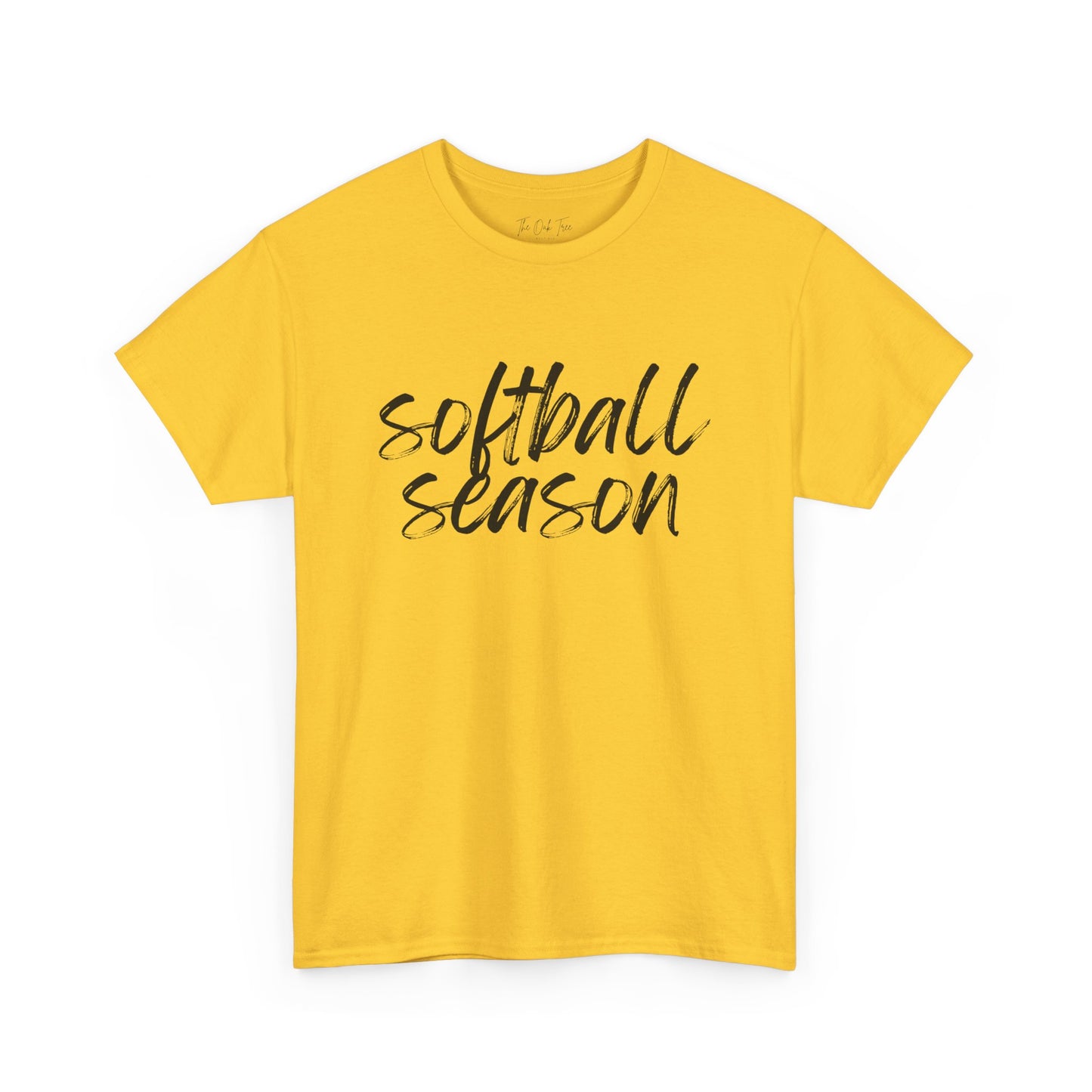 Softball Season- Black Text Tee