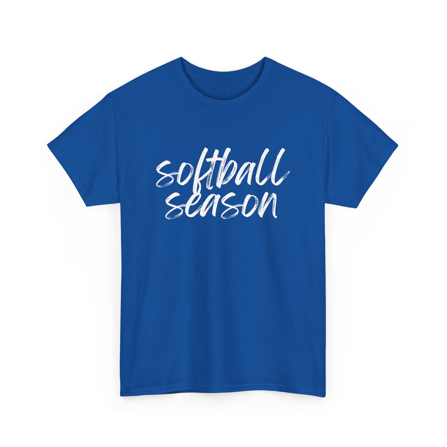 Softball Season- White Text Tee