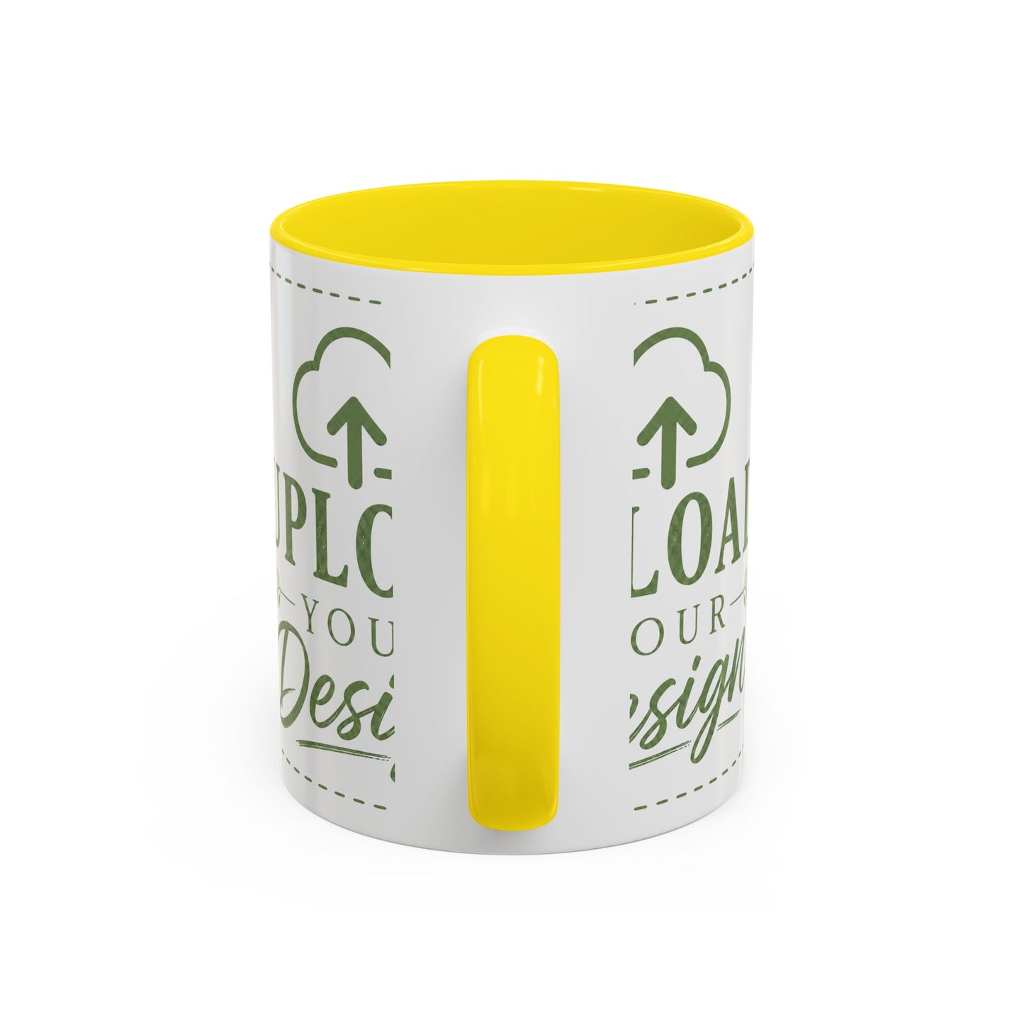 Custom Accent Coffee Mug – Custom Upload Design Ceramic Mug (11oz & 15oz)