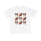 Football & Bows Tee — Cute Game Day Shirt for Fans & Moms