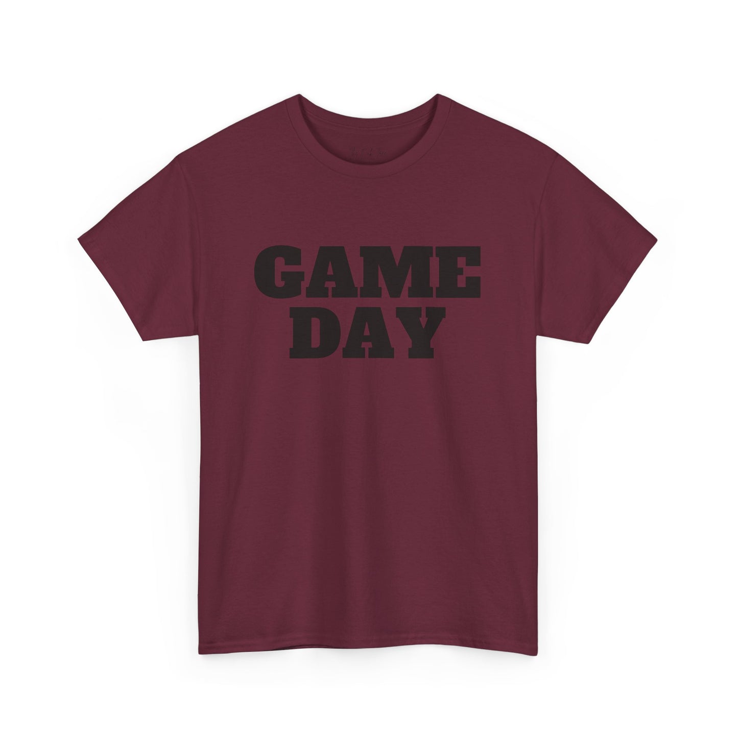 Game Day- Black Text Tee