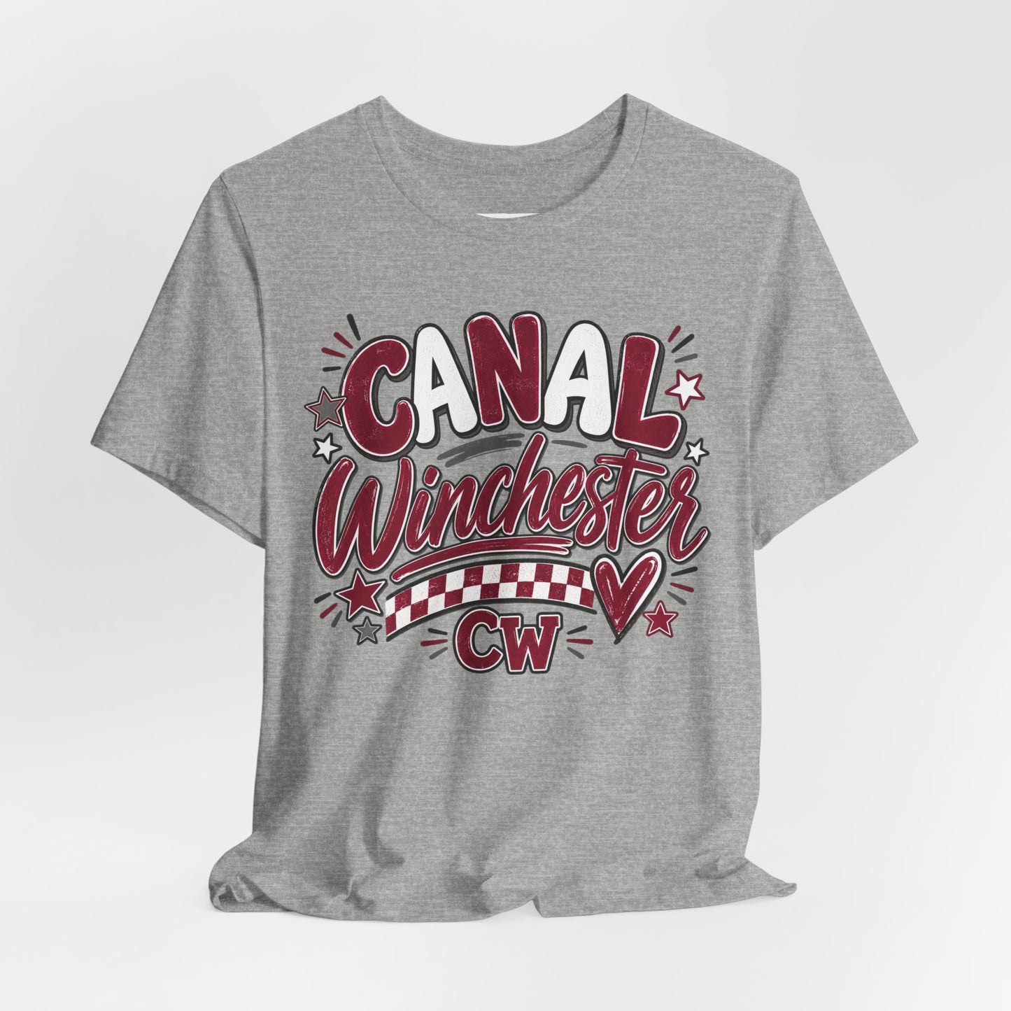 Canal Winchester Graphic Tee — Retro Town Pride CW T‑Shirt
