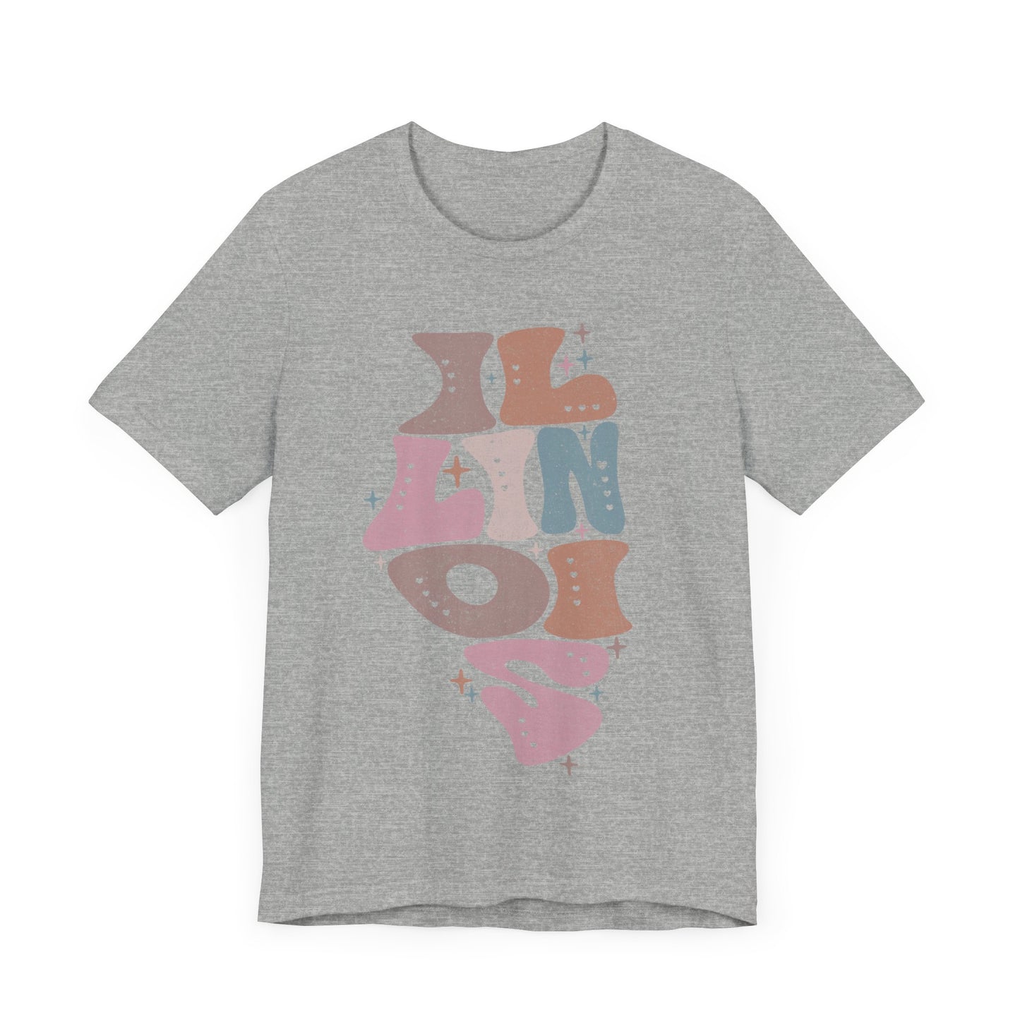 Illinois State Tee Unisex Jersey Short Sleeve Tee