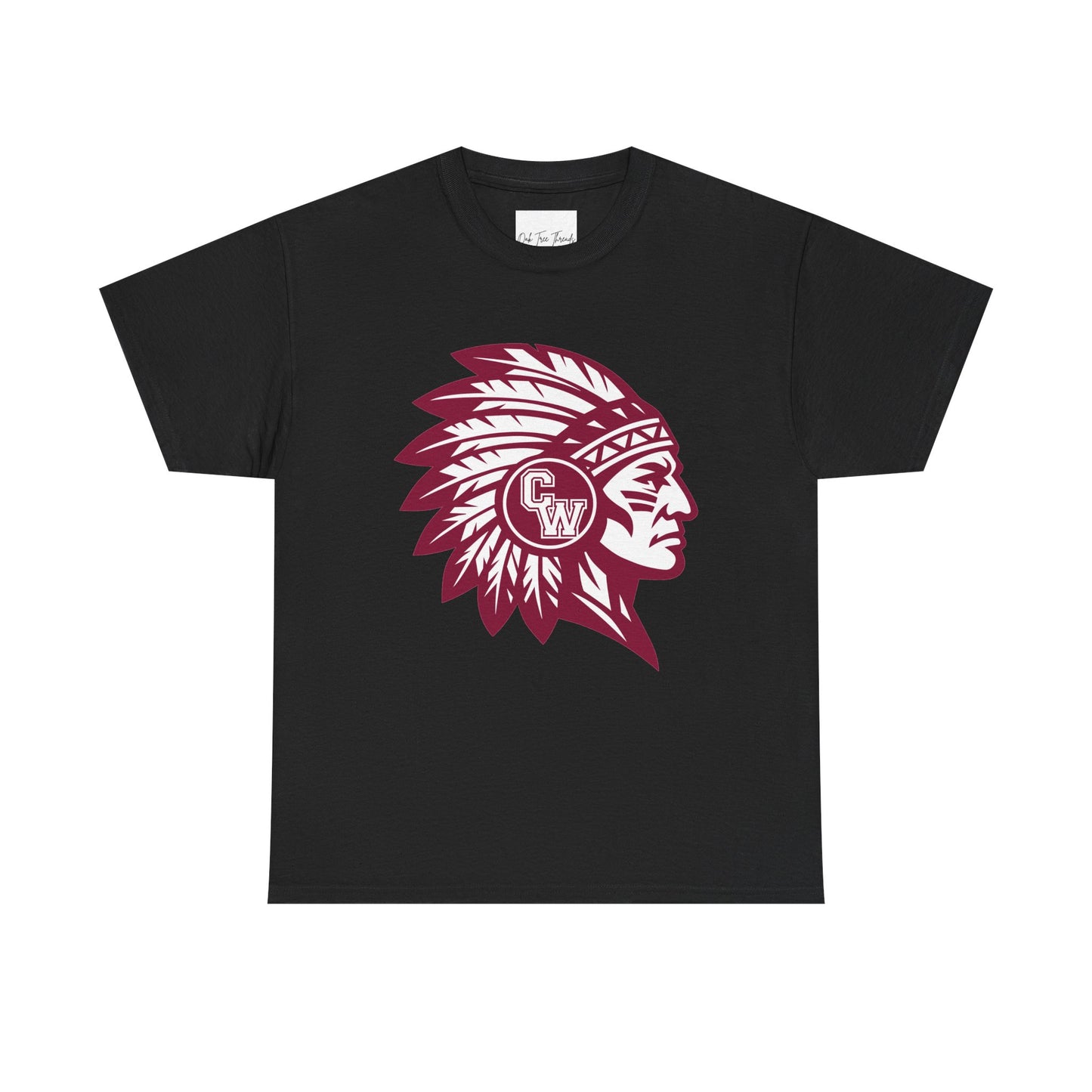 CW Indians Logo T-Shirt — CW Maroon Graphic Tee