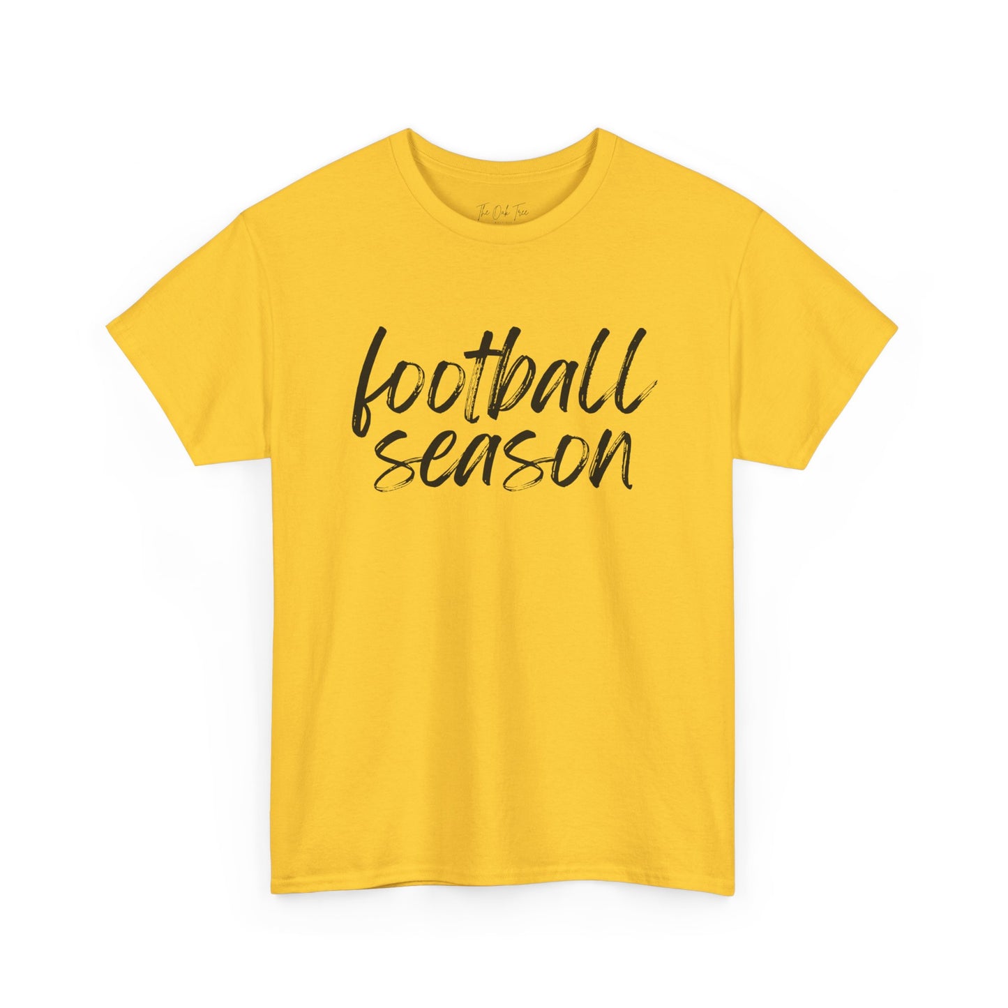 Football Season- Black Text Tee