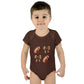Baby Bodysuit — Football & Bow Pattern Infant Onesie (Cute Game Day Outfit)