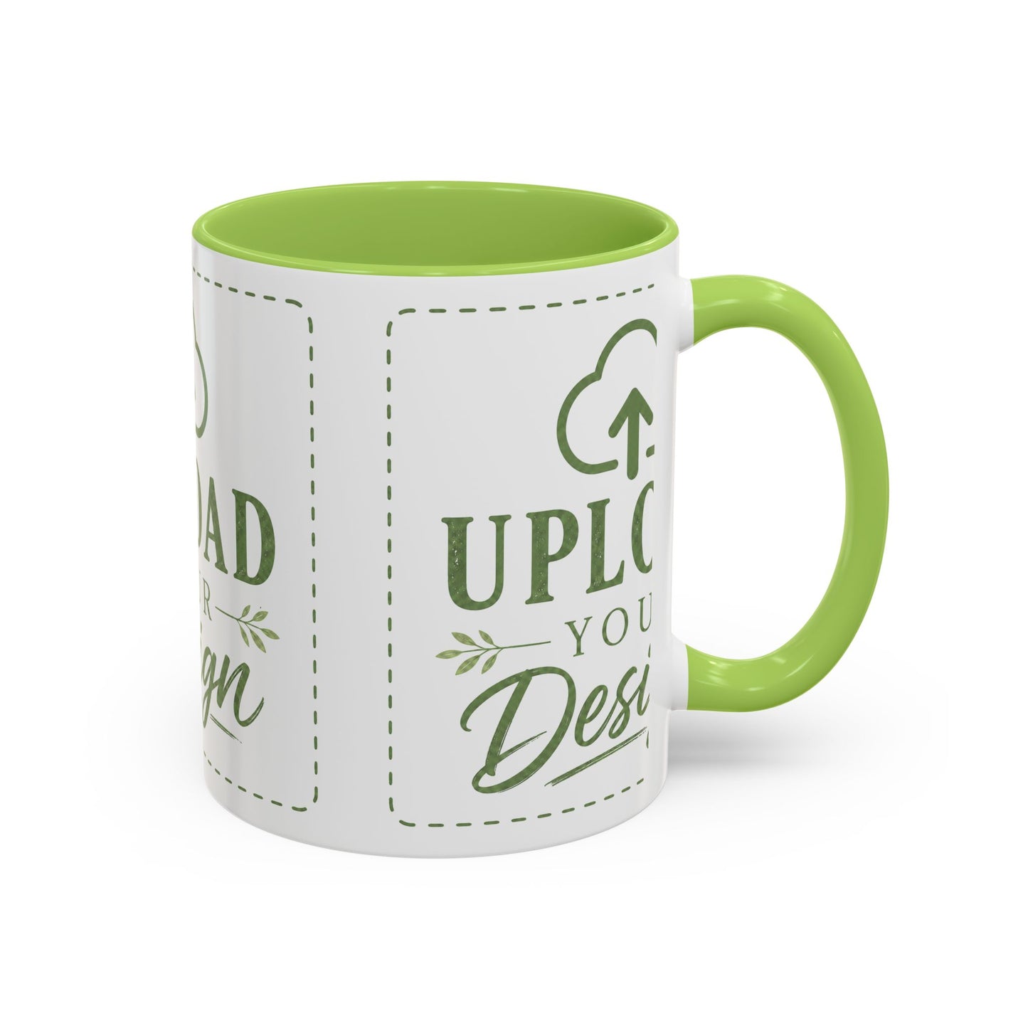 Custom Accent Coffee Mug – Custom Upload Design Ceramic Mug (11oz & 15oz)