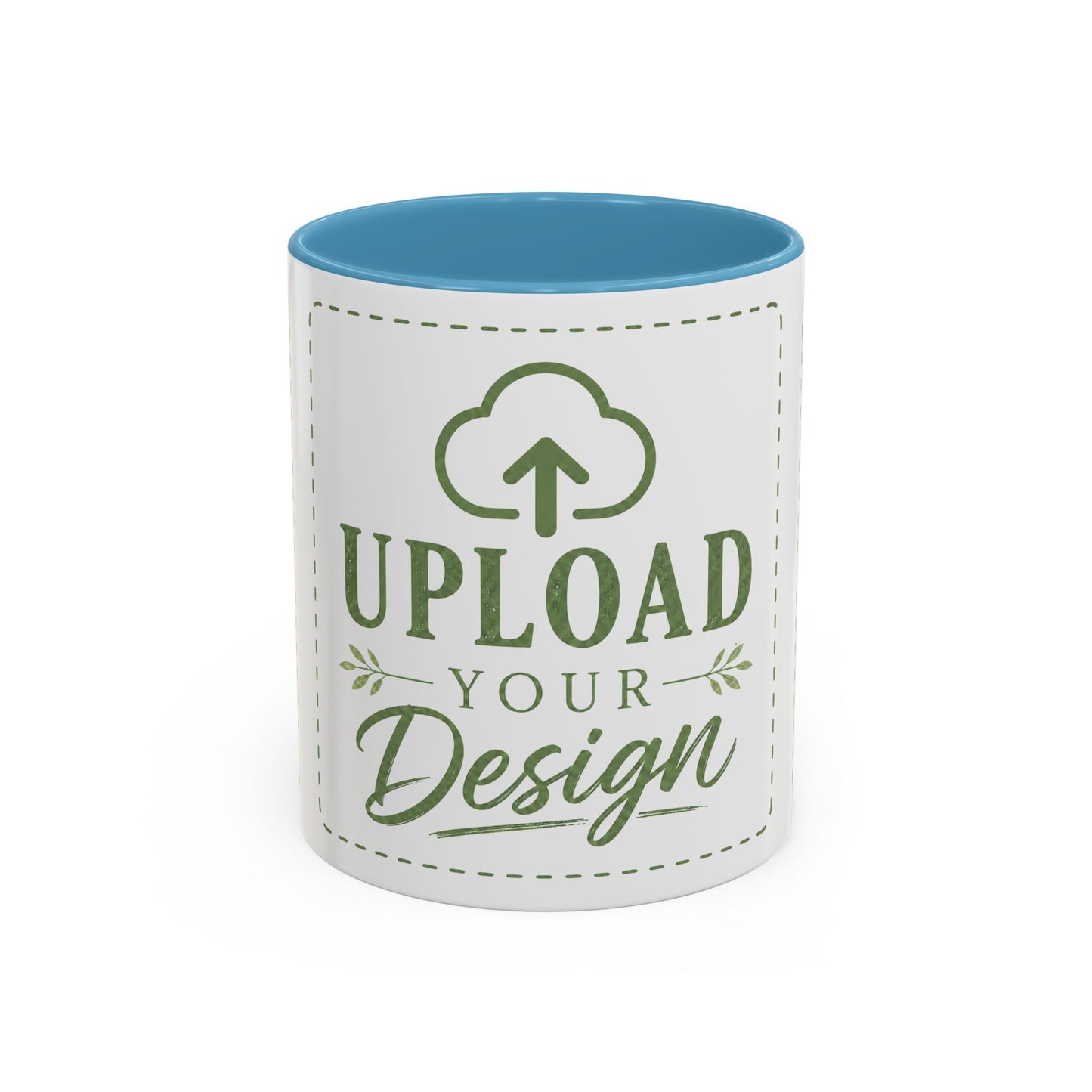 Custom Accent Coffee Mug – Custom Upload Design Ceramic Mug (11oz & 15oz)