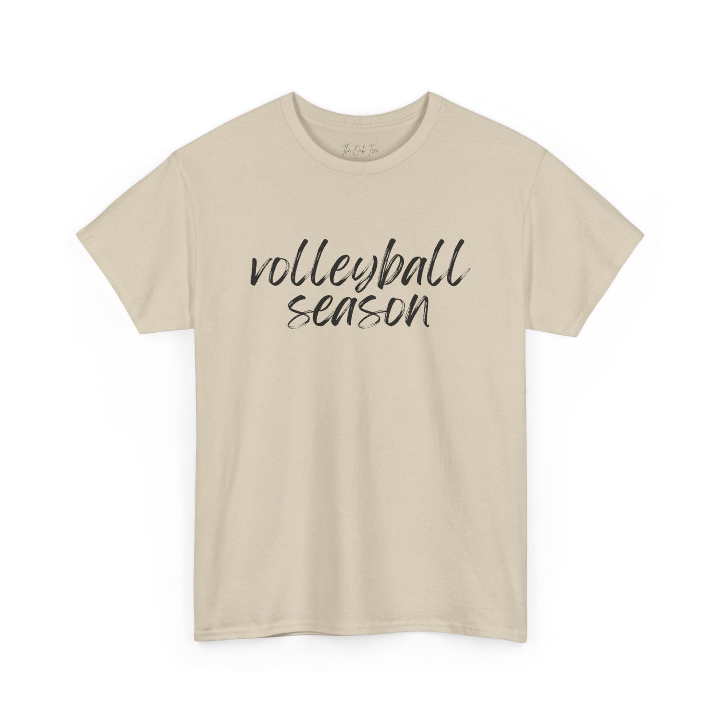 Volleyball Season- Black Text Tee