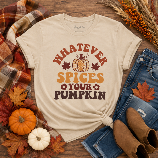 Whatever Spices Your Pumpkin Unisex Heavy Cotton Tee